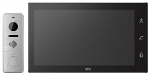 CTV-DP4106AHD (Черный) Комплект цветного видеодомофона 10&quot;