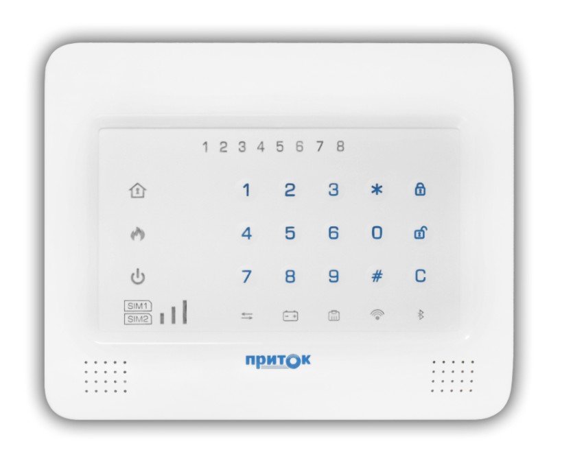 Приток-А-КОП-04 (Ethernet+GSM, 8 ШС, 2SIM, Wi-Fi, МБД-01 (-02))