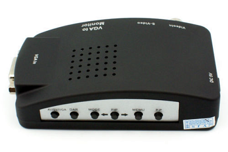 HM-501C Конвертер видеосигнала видео вход: BNC, S-Video, VGA видео выход: VGA Частота 60-85Гц