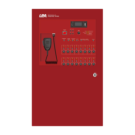 LPA-Presta-16 контроллер на 16 зон оповещения со встроенным усилителем на 1000 Вт
