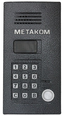 METAKOM MK2012-TM4E Блок вызова домофона с координатной системой адресации с числом абонентов до 999