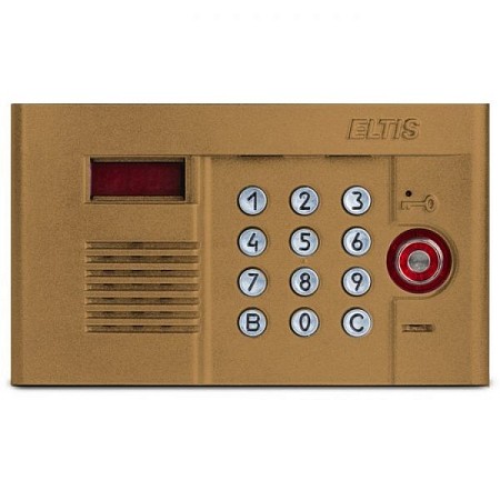 DP400-RDC16 (золото) Блок вызова домофона
