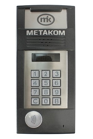 METAKOM МК-2018 MF Блок вызова домофона с координатной системой адресации с числом абонентов до2000