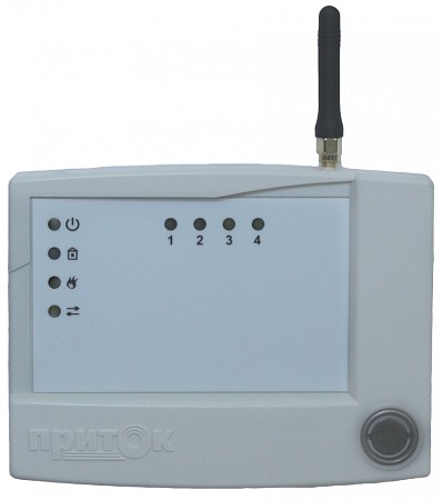 Приток-А-4(8) ППКОП 011-8-1-011М(4) Работа по сетям GSM, 4 программируемых шлейфов (ОС, ПС, ТС) 
