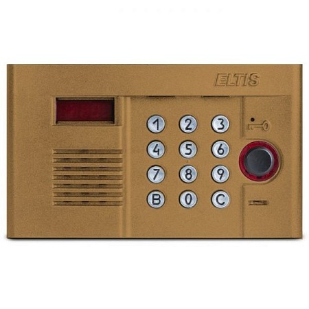 DP300-RDC16 (золото) Блок вызова домофона