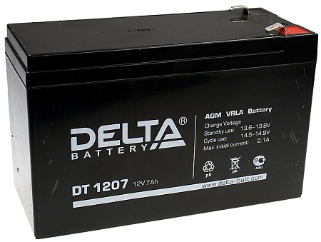 Аккумулятор DT1207 (12В/7А/ч)