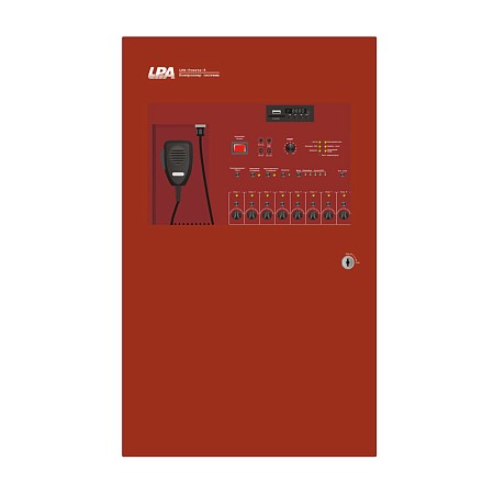 LPA-PRESTA-8 Контроллер на 8 зон оповещения со встроенным усилителем на 650 Вт