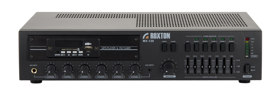 ROXTON MX-120 Усилитель комбинированный зональный, 120 Вт