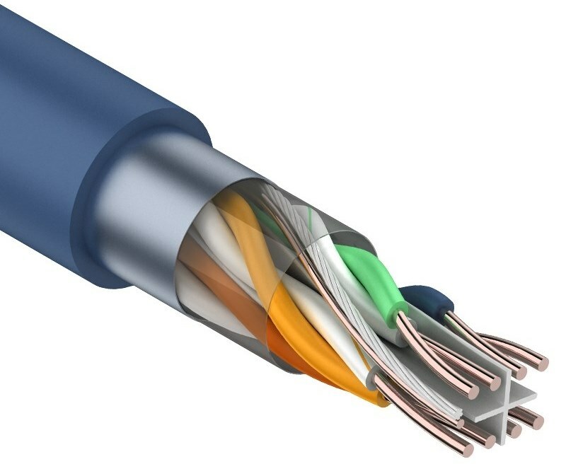 FTP 4 pair 23AWG Cat 6e 305 м. УЛИЧНЫЙ