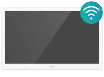 CTV-M5101 (Белый) Монитор видеодомофона с 10&quot; сенсорный, поддержкой формата AHD и записью в Full HD