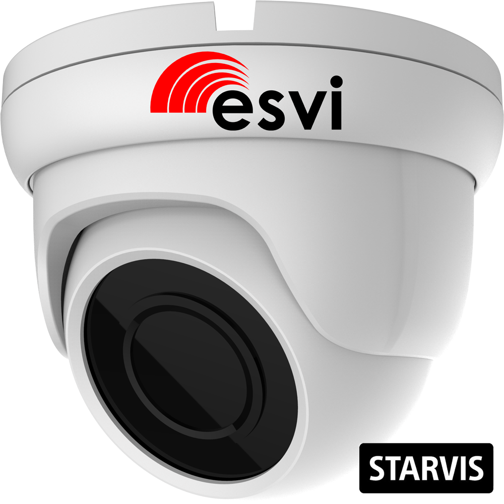 EVC-DB-SE20-P/M/C (BV) Купольная уличная IP видеокамера, 2.0Мп, f=2.8мм, POE, SD, микрофон