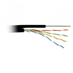 фото UTP 4 pair 24AWG Cat 5e 305 м. CU, УЛИЧНЫЙ (НА ТРОСУ) 
