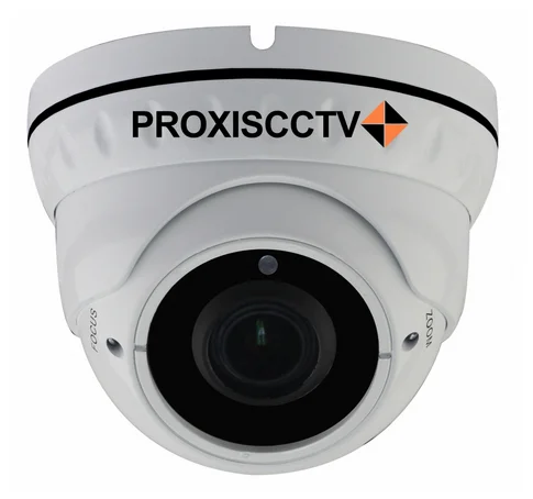 PX-IP-DNT-S50-P/A/C (BV) Купольная антивандальная IP камера, 5.0Мп, f=2.8-12мм, POE, SD, ИК-30м