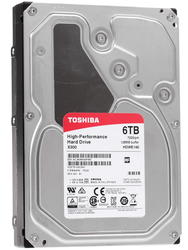 HDD 6 Tb Toshiba (SATA-3, 7200 об./мин.) X300 HDWE160UZSVA