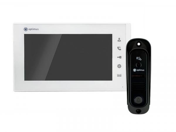 фото Optimus Leader IK-27B30IR (w+b) Комплект цветного видеодомофона 7&quot; 