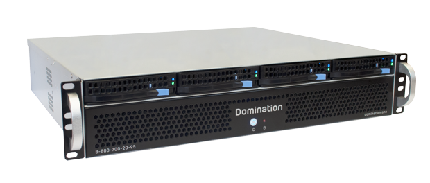 Domination IP-16-4-HS Поддержка 16 IP-камер;возможность установки до 4 HDD до 14 Tb каждый