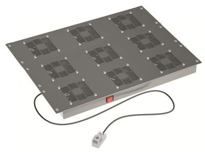 Модуль потолочный 9 вентиляторов с термостатом для крыши 800 RAL9005 R5VSIT8009FTB