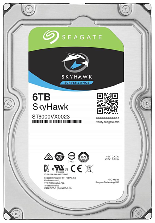 HDD 6 Tb Seagate (SATA-3, 7200 об./мин.) ST6000VX001 SkyHawk