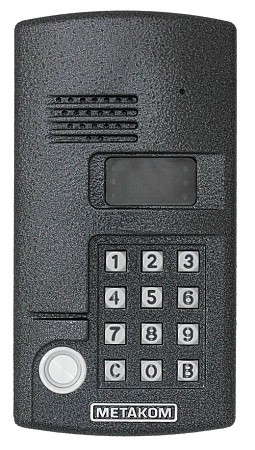Метаком МК2003.2-ТМ4EV Блок вызова видеодомофона с координатной системой, с числом абонентов до 999