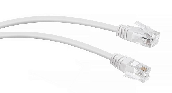 фото CABEUS PC-TEL-RJ12-1M 6P4C ПАТЧ-КОРД ТЕЛЕФОННЫЙ, 1 М, БЕЛЫЙ 