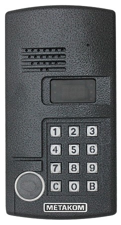 Метаком МК2003.2-RFEVN Блок вызова видеодомофона с координатной системой, с числом абонентов до 999