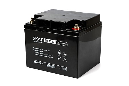 Аккумулятор SKAT SB 1240 (12В, 40 А/ч)