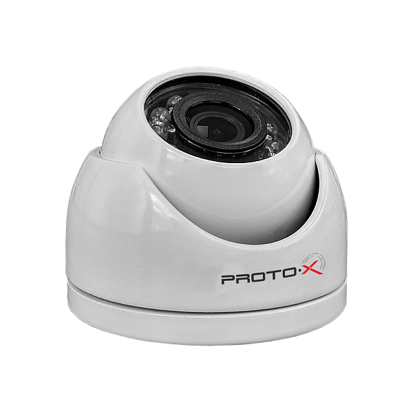 фото Proto AHD-1B-GF20F28IR (White) Миниатюрная антивандальная ИК AHD видеокамера 2.0Mp 