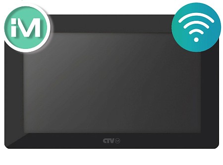 CTV-iM Cloud 7 (740W) (Черный) Монитор видеодомофона с 7&quot; сенсорным дисплеем