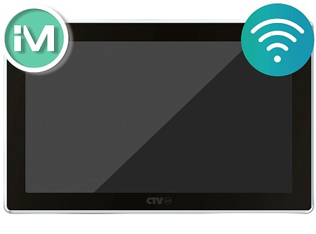CTV-iM1030 (Черный) Монитор видеодомофона 10&quot; формата AHD с поддержкой разрешения Full HD
