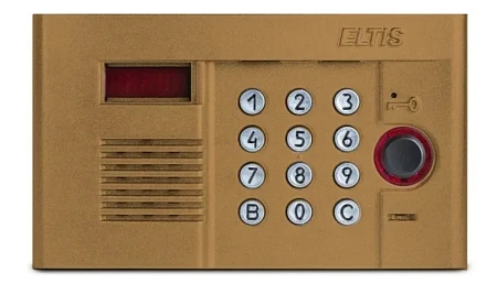 DP303-RDC1616 (золото) Блок вызова домофона