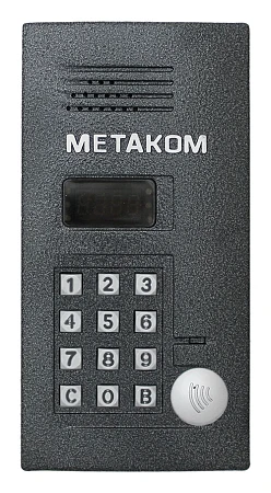 METAKOM MK2012-MFEN Блок вызова домофона с координатной системой адресации с числом абонентов до1500
