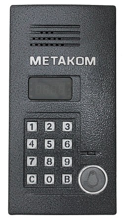 METAKOM MK2012-RFE Блок вызова домофона с координатной системой адресации с числом абонентов до 999