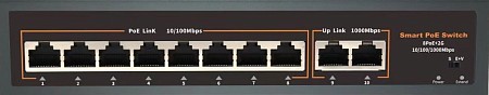 POE-82E-1 Коммутатор 8+2 портов 