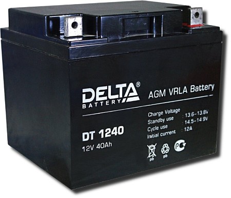 Аккумулятор DT1240(12В/40А/ч)