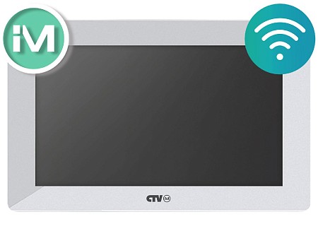 CTV-iM Cloud 7 (740W) (Белый) Монитор видеодомофона с 7&quot; сенсорным дисплеем